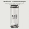 50 L Sensor Mülleimer, Automatischer Abfalleimer, Rostfreier Kücheneimer Mit Infrarotsensor, Für Küche, Esszimmer