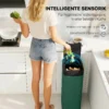 50L Sensor Mülleimer, Berührungslos Küchenmülleimer Mit Bewegungssensor, Fingerabdruckresistent
