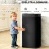 50L Sensor Mülleimer, Berührungslos Küchenmülleimer Mit Bewegungssensor, Fingerabdruckresistent