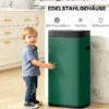 50L Sensor Mülleimer, Berührungslos Küchenmülleimer Mit Bewegungssensor, Fingerabdruckresistent