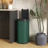 50L Sensor Mülleimer, Berührungslos Küchenmülleimer Mit Bewegungssensor, Fingerabdruckresistent