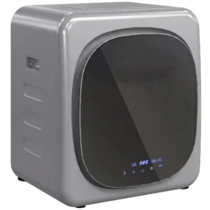 Ablufttrockner 4 Kg Mit Smart Modus, 800 W Kompakttrockner Mit Edelstahltrommel, Silber