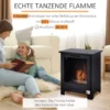 Bioethanol Kamin 0,9 L Ethanol Brenner, 3 Std. Brenndauer, Innenkamin Ohne Rauch, Metall, 40 X 30 X 50 Cm, Tischkamin Für Wohnzimmer & Schlafzimmer