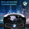 Elektro Motorrad Kinder BMW S1000RR 6V Elektromotorrad Mit Scheinwerfer Musik 2,5 Km/h Für Kinder 18 36 Monaten Blau