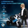 Elektro Motorrad Kinder BMW S1000RR 6V Elektromotorrad Mit Scheinwerfer Musik 2,5 Km/h Für Kinder 18 36 Monaten Blau