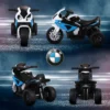 Elektro Motorrad Kinder BMW S1000RR 6V Elektromotorrad Mit Scheinwerfer Musik 2,5 Km/h Für Kinder 18 36 Monaten Blau
