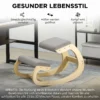 Ergonomischer, Schaukelnder Kniehocker Für Homeoffice, Zur Verbesserung Der Körperhaltung, Hellgrau