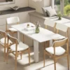 Esstisch Ausziehbar, 140/180 X 80 Cm Küchentisch Für 6 8 Personen, Für Küche, Esszimmer, Weiß