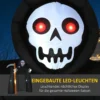 Große Halloween Gartendekoration Sensenmann Torbogen Selbstaufblasbar LED Beleuchtung 2,85 M
