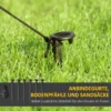 Große Halloween Gartendekoration Sensenmann Torbogen Selbstaufblasbar LED Beleuchtung 2,85 M