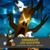 Halloween Deko, 2,40m Großer Geisterbaum, Selbstaufblasend, LED Beleuchtung, Für Außenbereiche