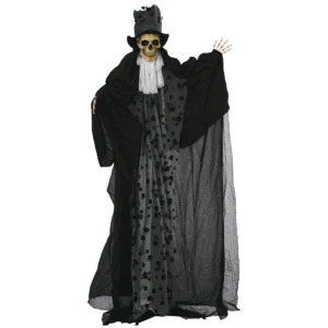 Halloween Dekoration Gespenst Bräutigam Mit Spezialeffekten Und Soundfunktion 115 Cm X 65 Cm X 189 Cm
