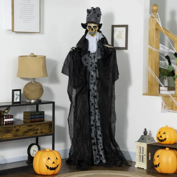 Halloween Dekoration Gespenst Bräutigam Mit Spezialeffekten Und Soundfunktion 115 Cm X 65 Cm X 189 Cm