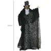 Halloween Dekoration Gespenst Bräutigam Mit Spezialeffekten Und Soundfunktion 115 Cm X 65 Cm X 189 Cm