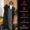 Halloween Dekoration Gespenst Bräutigam Mit Spezialeffekten Und Soundfunktion 115 Cm X 65 Cm X 189 Cm