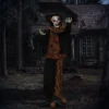 Halloween Dekoration Horror Clown Mit Spezialeffekten Und Soundfunktion 100 Cm X 18 Cm X 153 Cm