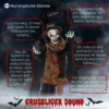 Halloween Dekoration Horror Clown Mit Spezialeffekten Und Soundfunktion 100 Cm X 18 Cm X 153 Cm