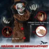 Halloween Dekoration Horror Clown Mit Spezialeffekten Und Soundfunktion 100 Cm X 18 Cm X 153 Cm