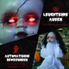 Halloween Dekoration Horrorpuppe, LED Augen, Heult, Springt Hoch, Geräusch & Bewegungssensor, 60 Cm