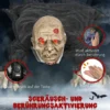 Halloween Dekoration Zombie, LED Augen, Heult Und Kriecht, Geräusch & Bewegungssensor, Batteriebetrieben, 159 Cm
