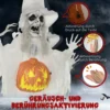 Halloween Geist, Halloween Dekoration, Soundfunktion, Mit Bewegungssensor Und LED Lichtern, 60 Cm X 18 Cm X 183 Cm