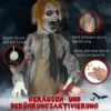 Halloweendeko, Kettensägenmörder, Beweglich, Motorsägensound, Schaltautomatik, 1,70 M