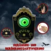 Halloweendeko, Türglocke Mit Horror Auge, Geräusch & Touchsensor, Beweglich, Grünes Licht