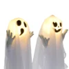 Halloweendekoration, 3 Leuchtende Geister, Bewegungssensor, 54 X 10 X 60 Cm, Weiß