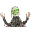 Halloweendekoration Groundbreaker Skelett, Biegsame Arme, Leuchtende Augen, Unheimliches Heulen