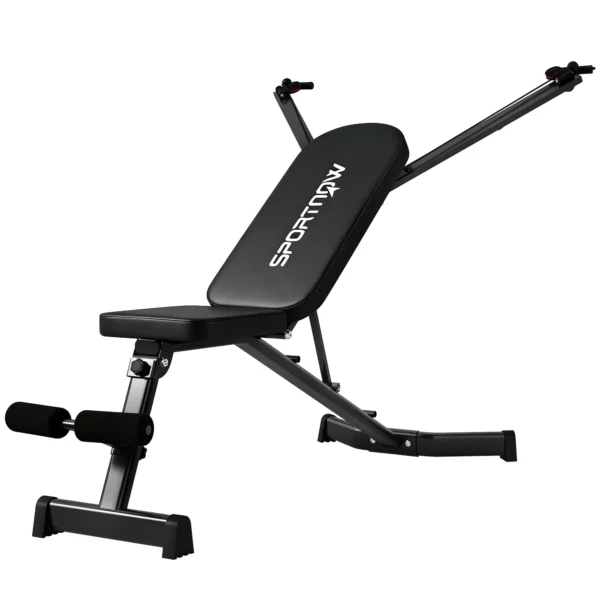 Hantelbank Klappbar Trainingsbank Mit Beinstrecker 3 Fach Rückenlehne, 3 Widerstandsstufe 300 Kg Last