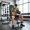 Hantelbank Klappbar Trainingsbank Mit Beinstrecker 3 Fach Rückenlehne, 3 Widerstandsstufe 300 Kg Last