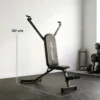 Hantelbank Klappbar Trainingsbank Mit Beinstrecker 3 Fach Rückenlehne, 3 Widerstandsstufe 300 Kg Last