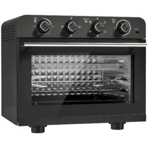 Heißluftfritteusen Backofen Mit Umluft Und Drehspieß Set, Temperaturregler, Timer, 1800 W