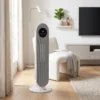 Heizlüfter 2000W Heizlüfter, PTC Keramik Elektrische Heizung Mit Fernbedienung, Oszillation, 12h Timer