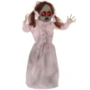 Horrorpuppe, Helloweendeko, Aktiviert Mit Geräusche/Berührung, Rote Augen, Sound, 76 Cm