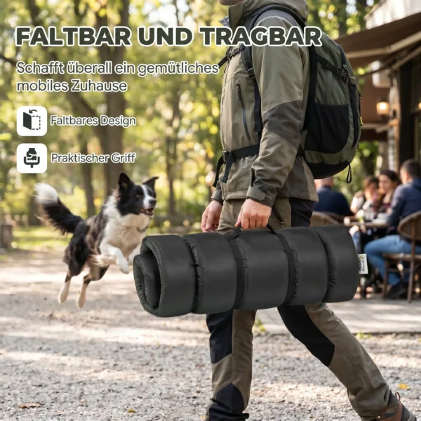 Hundebett Wasserdichtes Hundebett Mit Rutschfester Unterseite Faltbar Waschbar Für Mittelgroße & Große Hunde Katzen