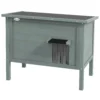 Katzenhaus Outdoor Katzenhaus Katzenhütte, Wetterbeständig, 1 Fenster, 1 Eingang, 85 x 50 X 68,5 Cm, Dunkelgrau+Schwarz