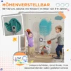 Kinder Basketballkorb 5 In 1 Höhenverstellbarer 134 152 Cm Mit Basketballs Pumpe Fußballtor Golfball Indoor Outdoor