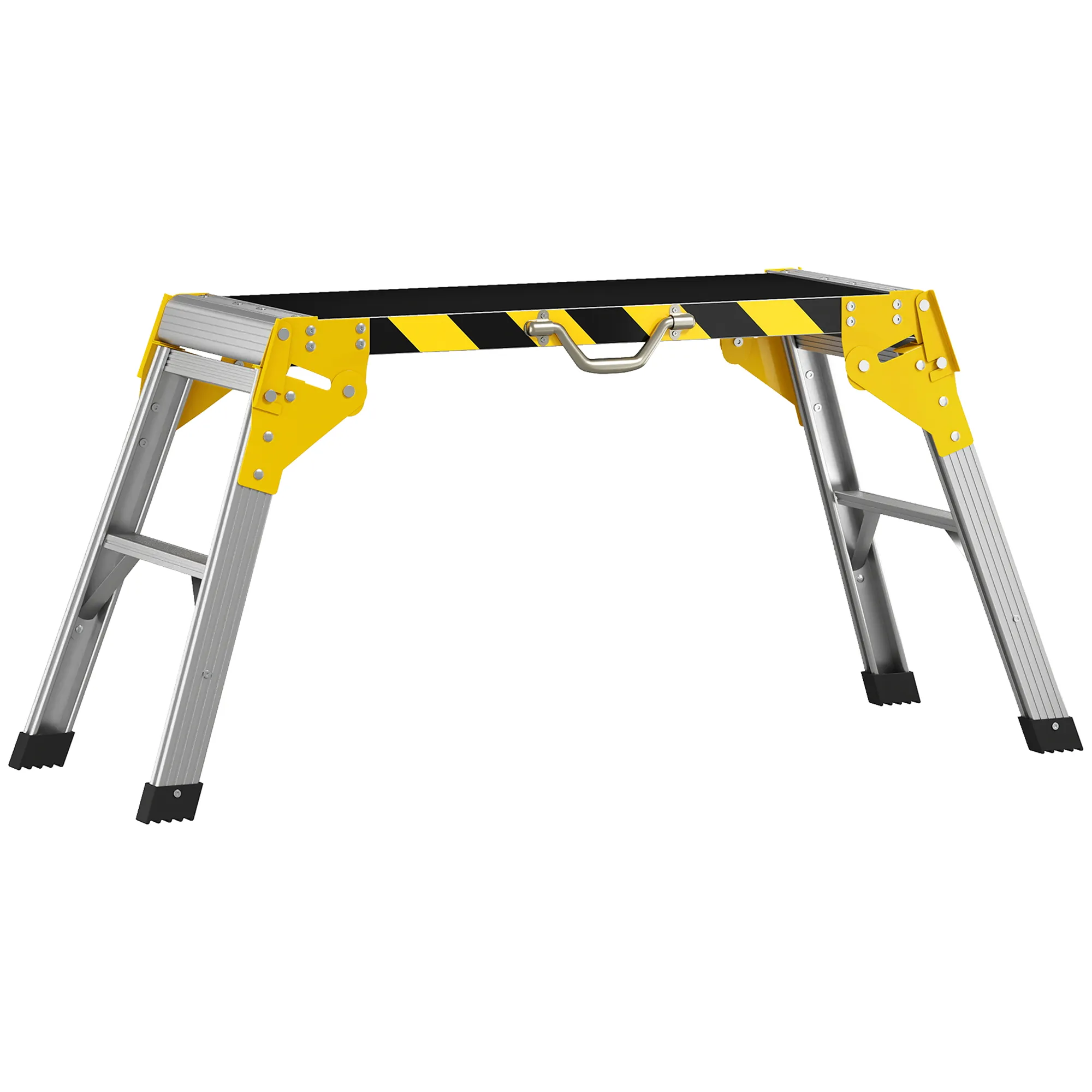 Klappbare Werkbank Aus Aluminium Mit Griff, Rutschfest, 150 Kg, 110 X 32 X 50 Cm