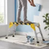 Klappbare Werkbank Aus Aluminium Mit Griff, Rutschfest, 150 Kg, 110 X 32 X 50 Cm