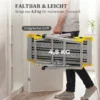 Klappbare Werkbank Aus Aluminium Mit Griff, Rutschfest, 150 Kg, 110 X 32 X 50 Cm