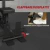 Kraftstation Für Zuhause, Ruderzüge, Ohne Gewichte, Fitnessgerät Für Zuhause, Stahl, Kunstleder, Schwarz