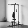 Kraftstation Für Zuhause, Ruderzüge, Ohne Gewichte, Fitnessgerät Für Zuhause, Stahl, Kunstleder, Schwarz