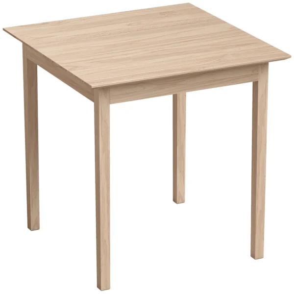 Küchentisch Esstisch Quadratischer Tisch, Modernes Design, 75 Cm X 75 Cm X 76 Cm, Naturholz