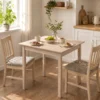 Küchentisch Esstisch Quadratischer Tisch, Modernes Design, 75 Cm X 75 Cm X 76 Cm, Naturholz