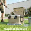 Kühlbox 42,6L Große Passive Thermobox Bis Zu 72 Std. Kühlung, Mit PU Vollschaumisolierung Ablassventil Griff, Tragbar