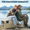 Kühlbox 42,6L Große Passive Thermobox Bis Zu 72 Std. Kühlung, Mit PU Vollschaumisolierung Ablassventil Griff, Tragbar