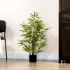 Künstlicher Baum, Kunstpflanze, 5 Stämme, 504 Blätter, Robuster Topf, Kunststoff