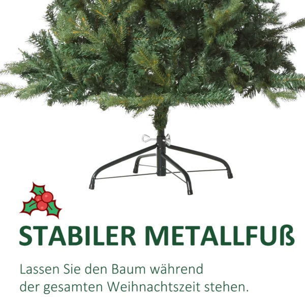 Künstlicher Weihnachtsbaum 150 Cm Künstlich Tannenbaum Mit 946 Spitzen Christbaum Weihnachtsdeko Inkl. Metallständer Für Drinnen