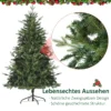 Künstlicher Weihnachtsbaum 150 Cm Künstlich Tannenbaum Mit 946 Spitzen Christbaum Weihnachtsdeko Inkl. Metallständer Für Drinnen